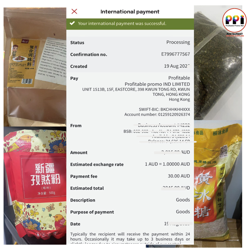 調味品澳洲門到門Condiments D