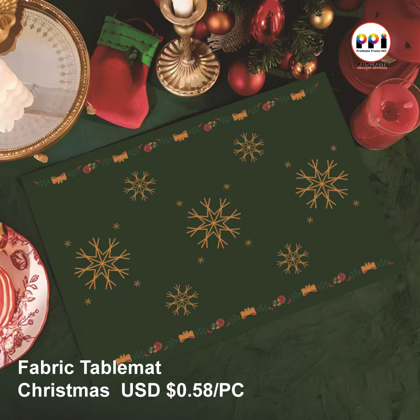Christmas Fabric Tab
